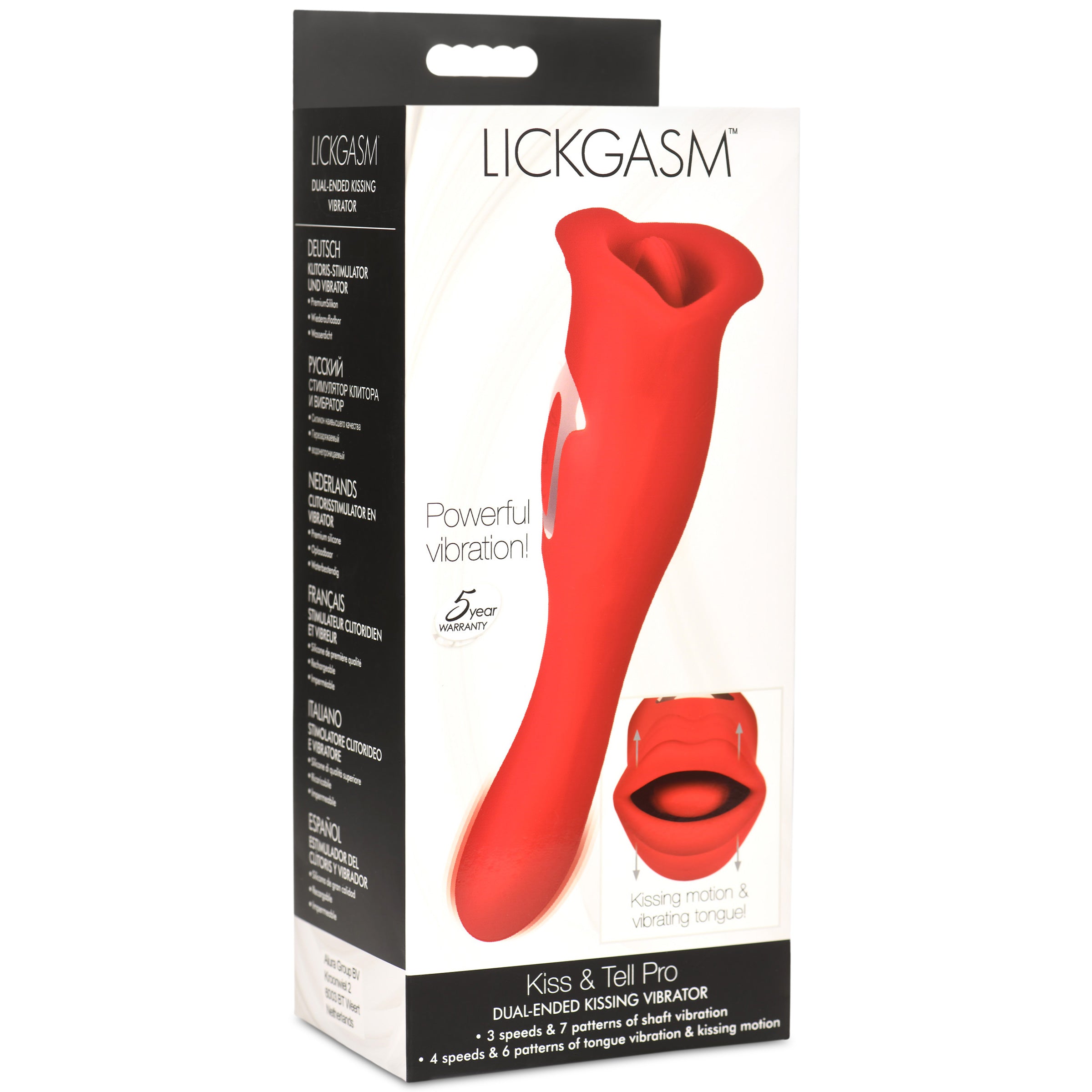 Kiss and Tell Pro Dual-ended Kissing Vibrator