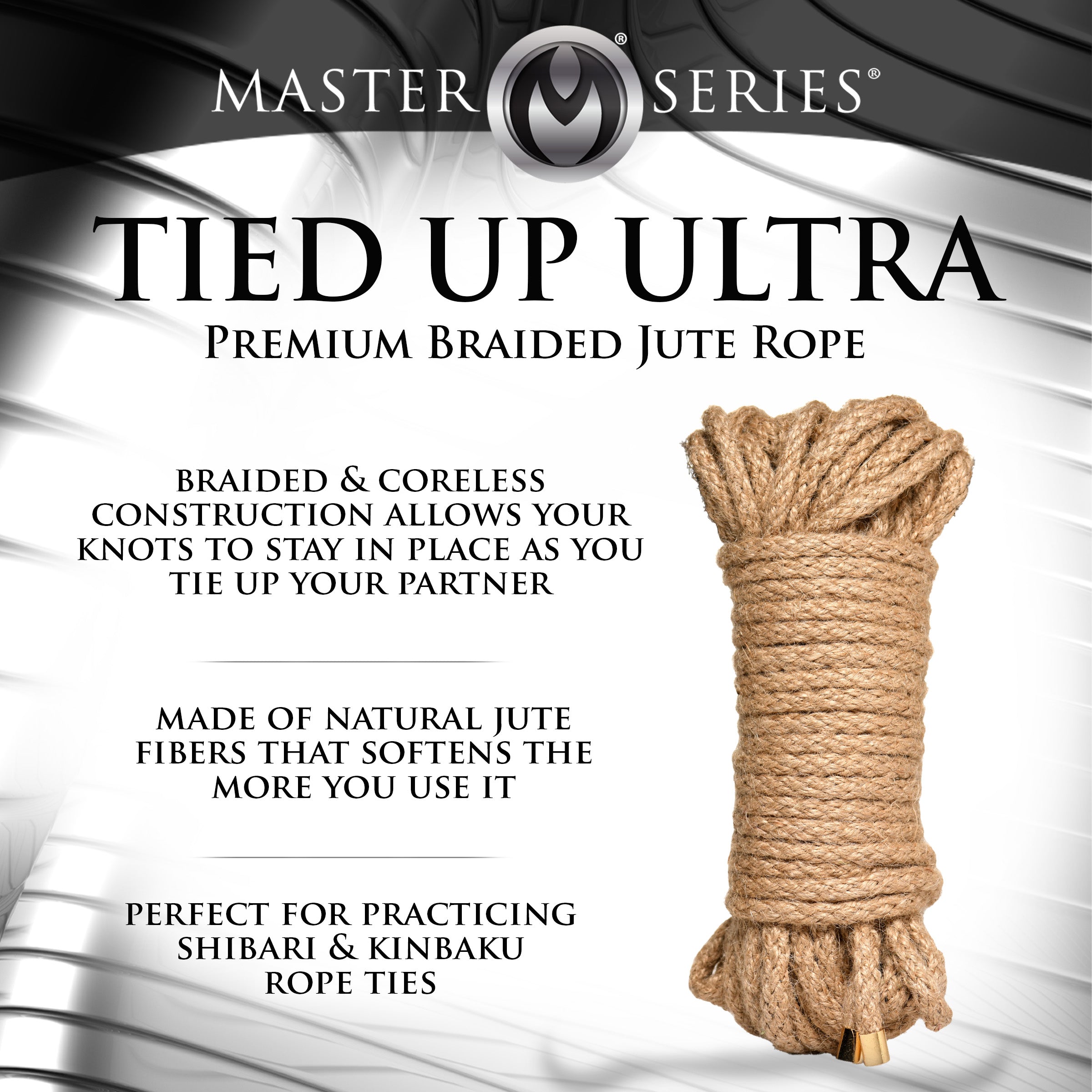 Premium Braided Jute Bondage Rope