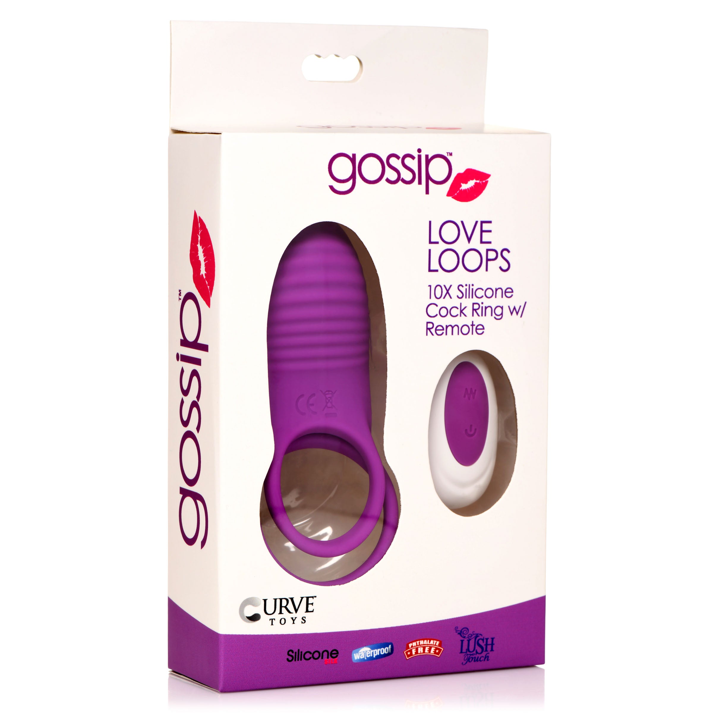 Love Loops 10X Silicone Cock Ring with Remote