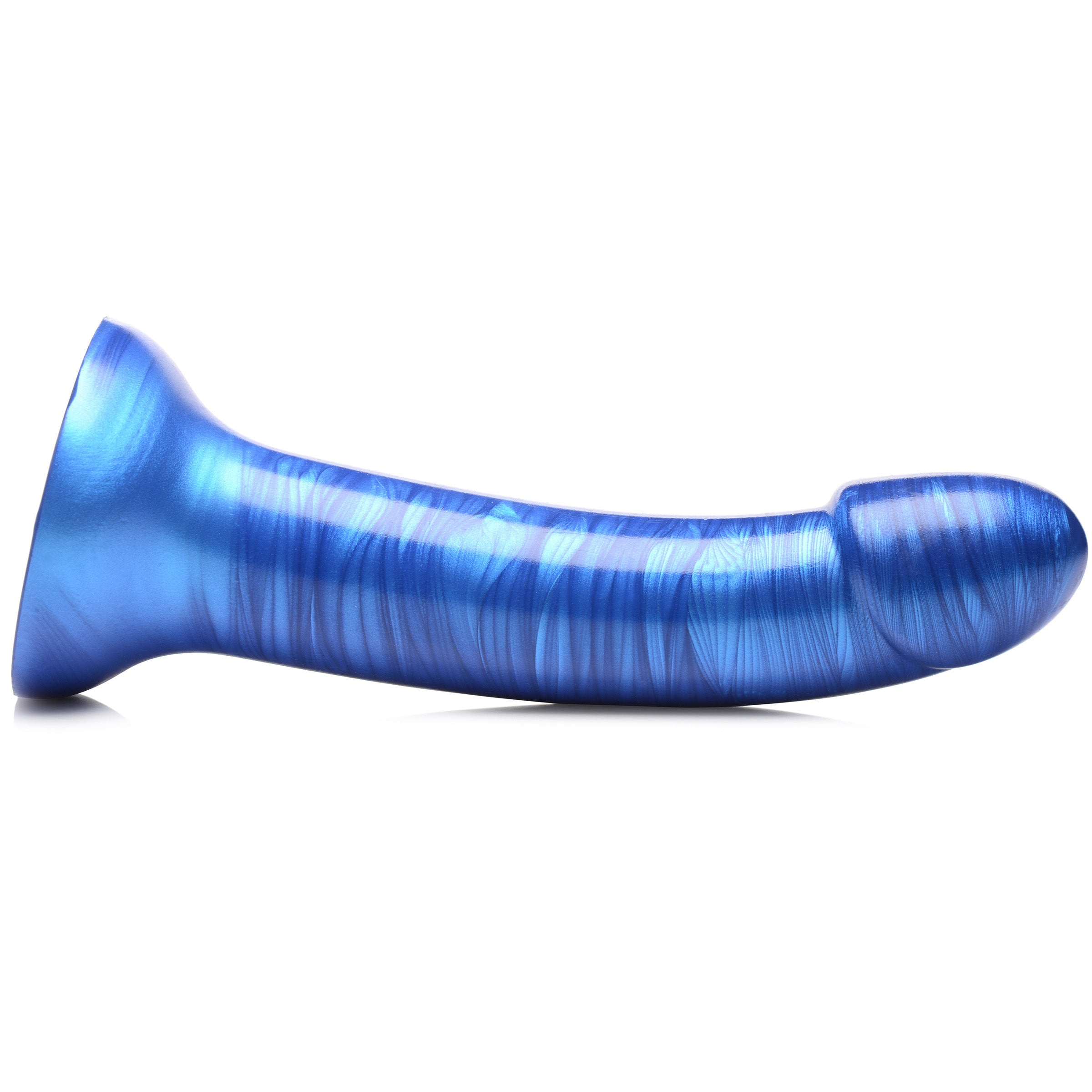 Metallic Silicone 7 Inch Dildo