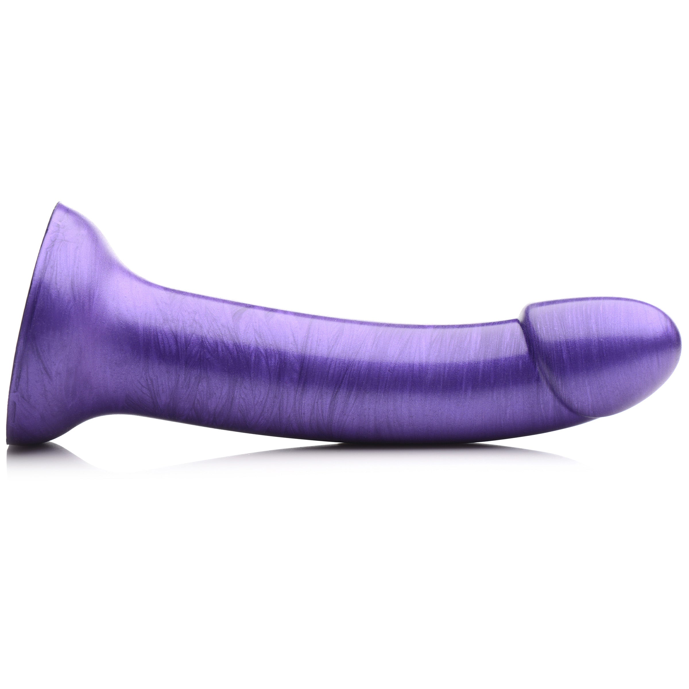 Metallic Silicone 7 Inch Dildo