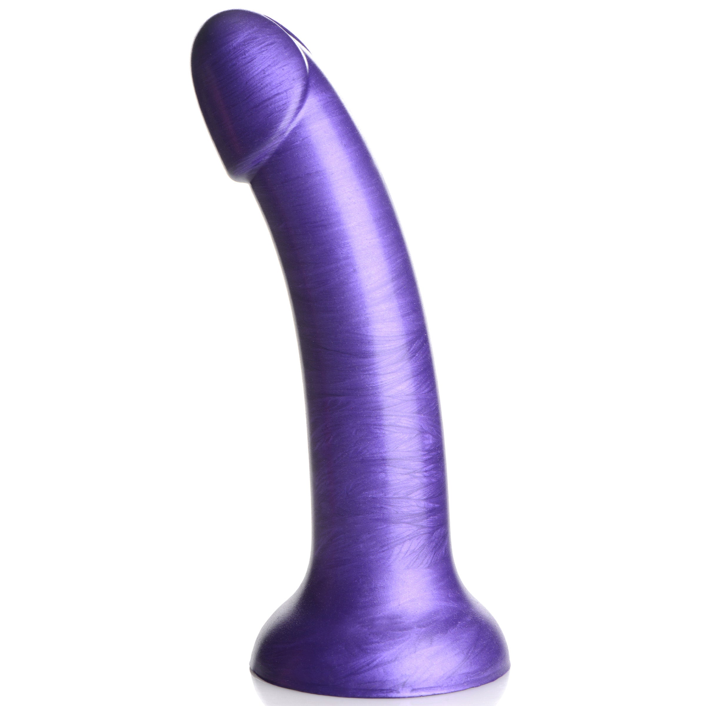 Metallic Silicone 7 Inch Dildo