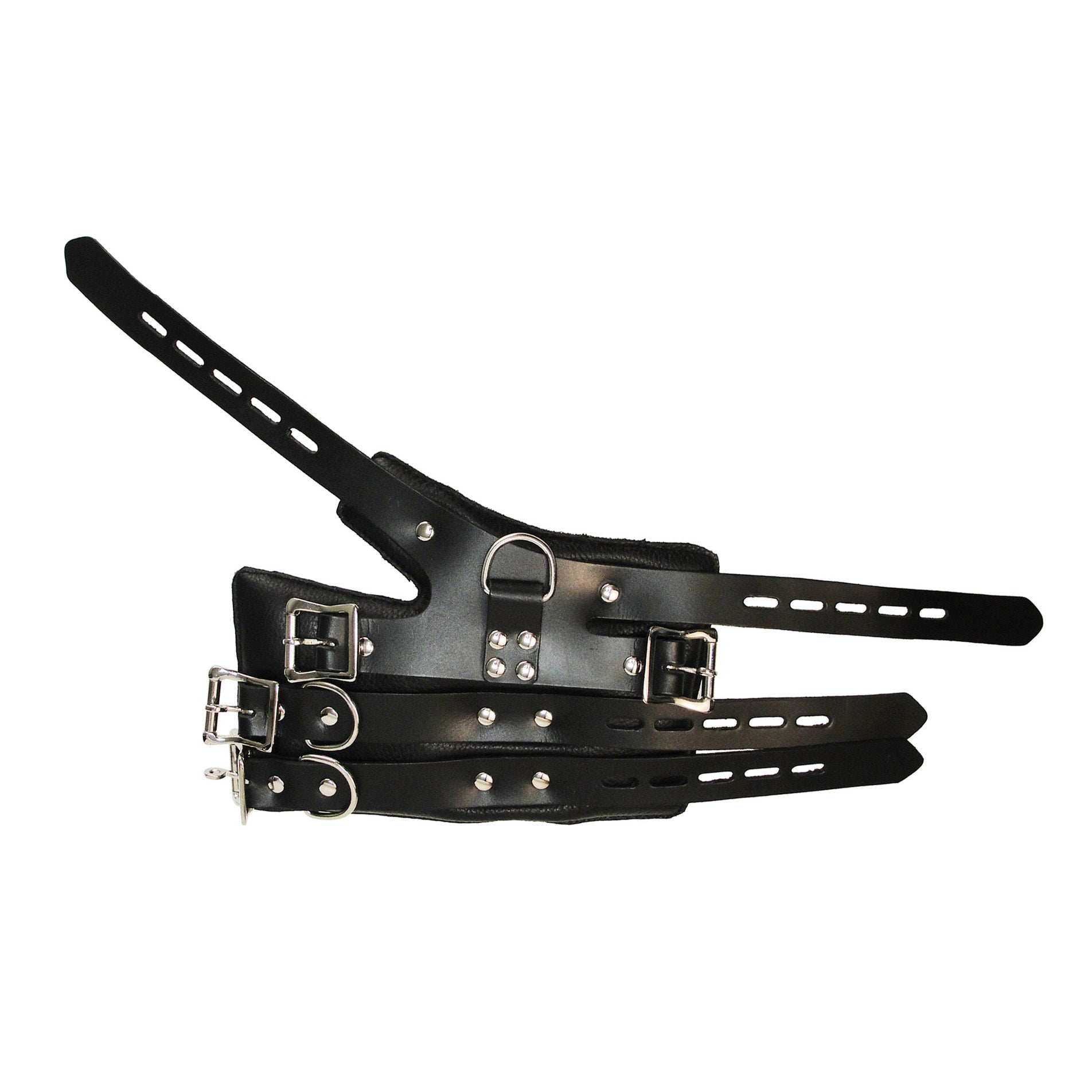 Strict Leather Four Buckle Suspension Cuffs