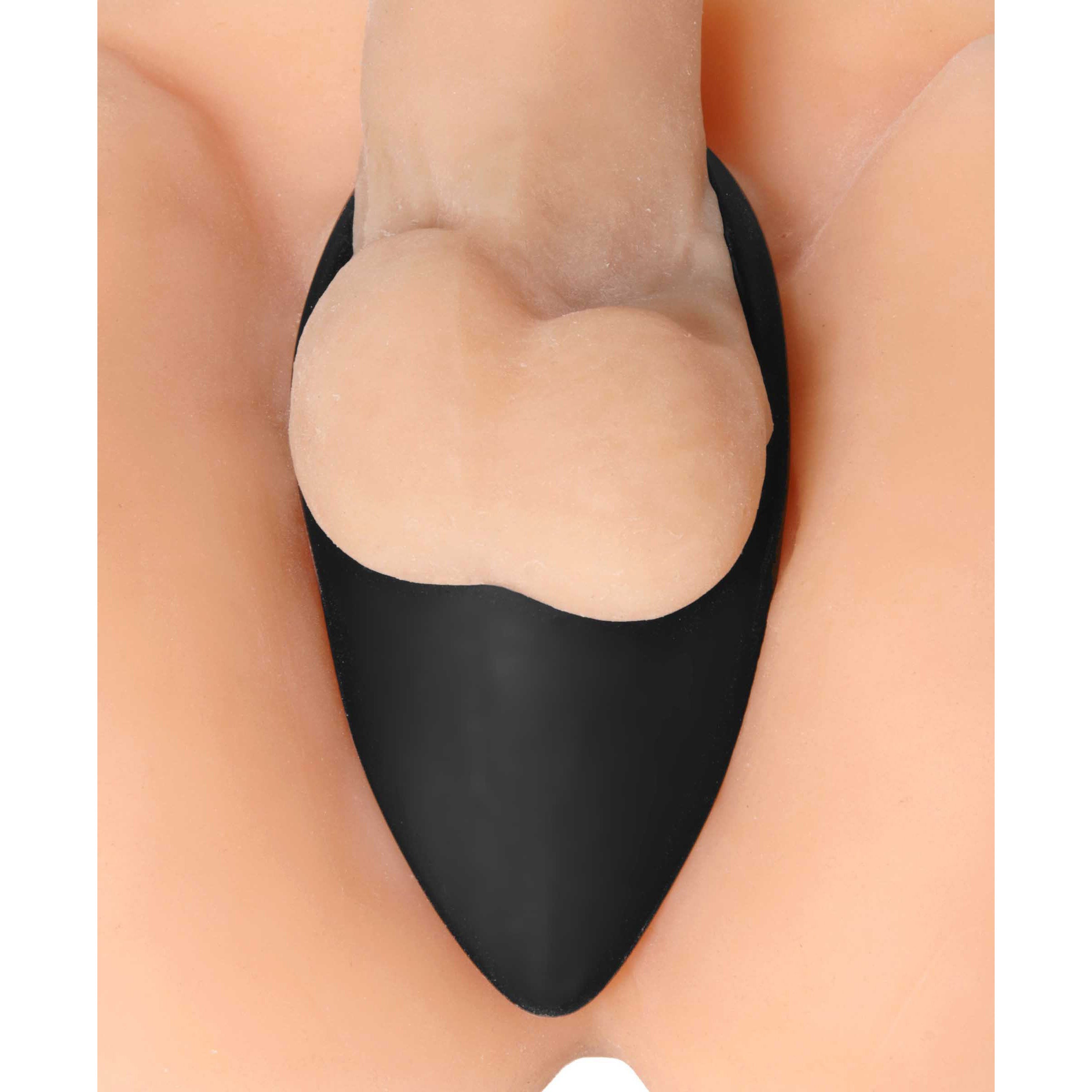 Taint Teaser Silicone Cock Ring and Taint Stimulator