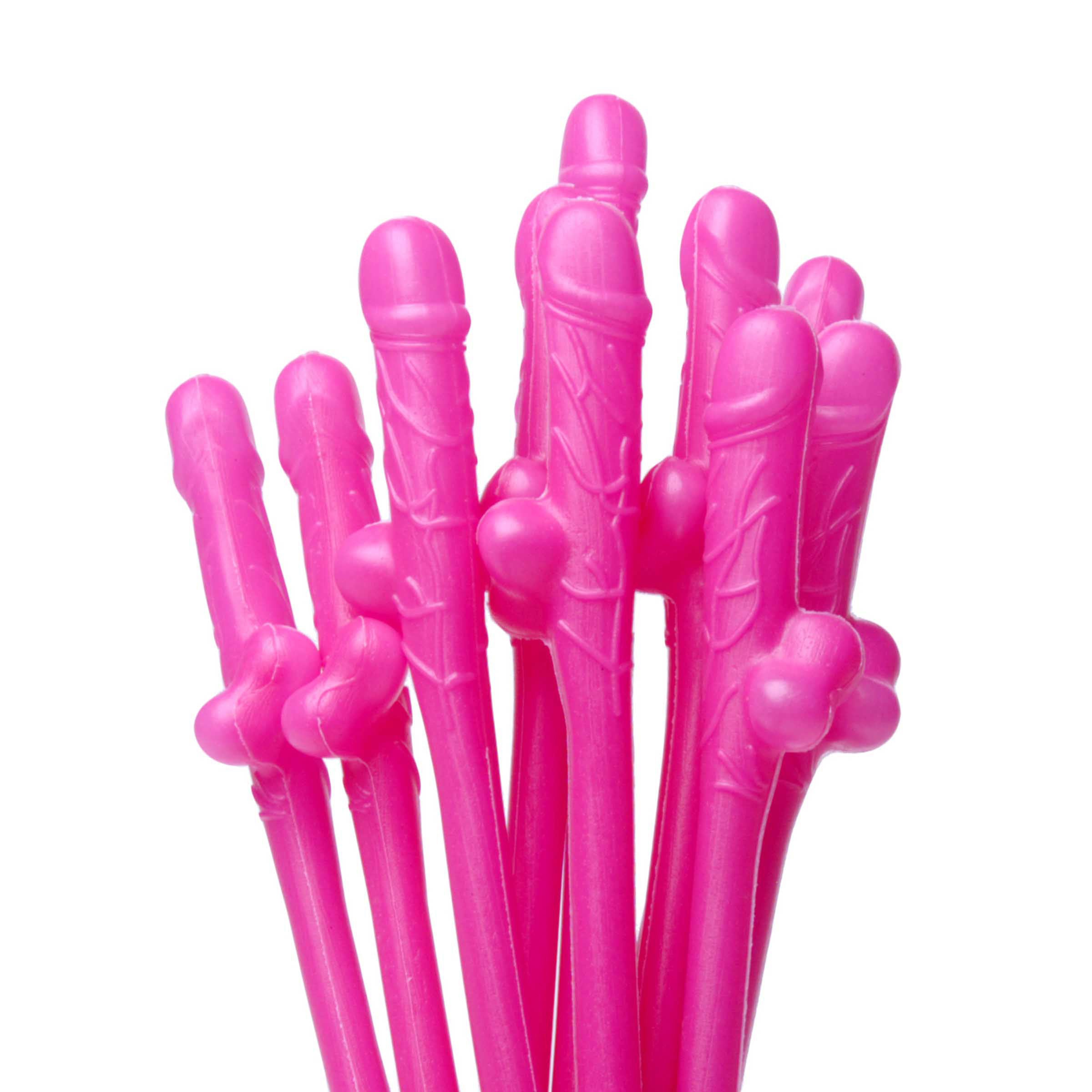 Penis Sipping Straws 10 Pack
