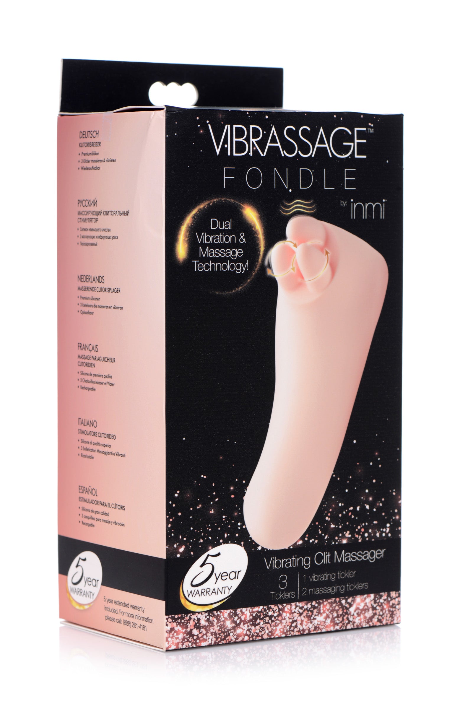 Vibrassage Fondle Silicone Vibrating Clit Massager