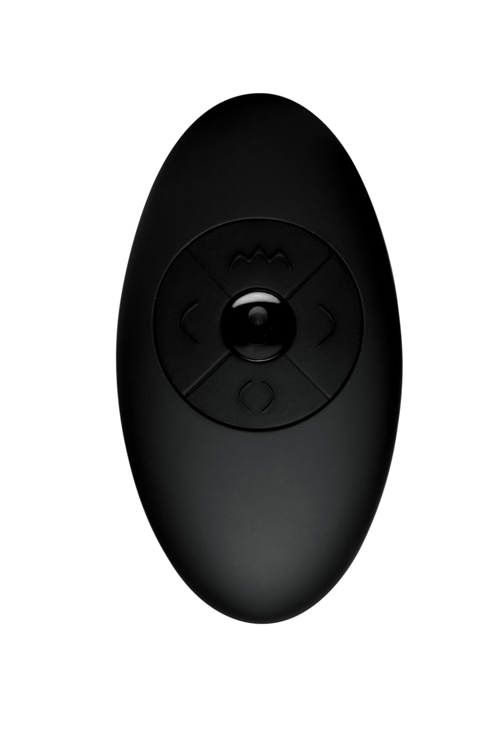 Silicone Vibrating and Thrusting Plug with Remote Control