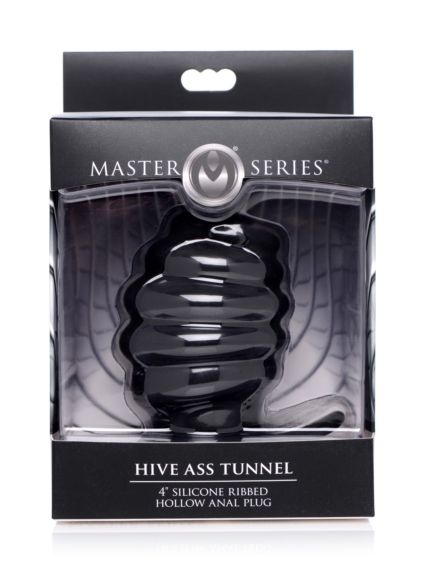 Hive Ass Tunnel Silicone Ribbed Hollow Anal Plug