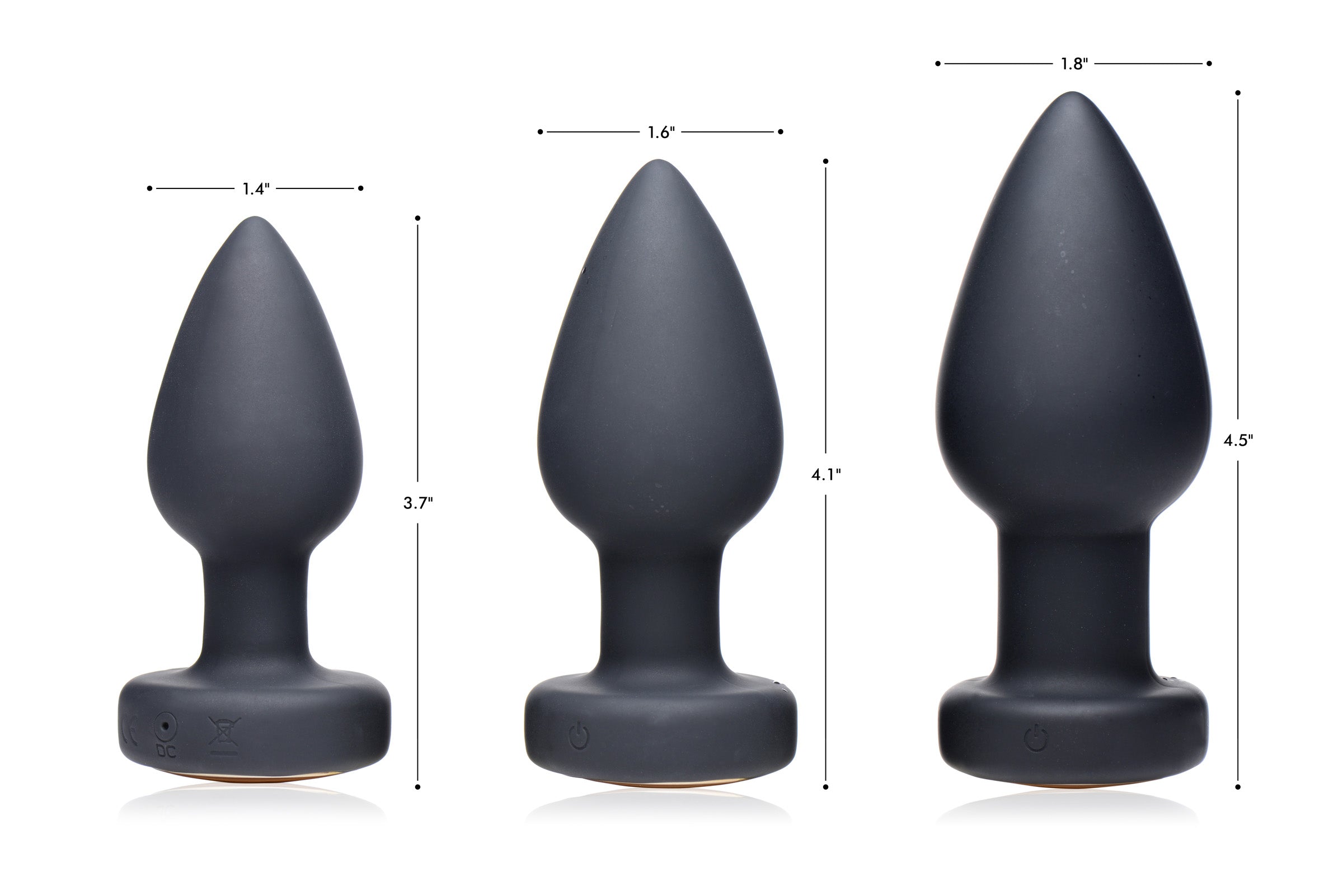 7X Light Up Rechargeable Anal Plug