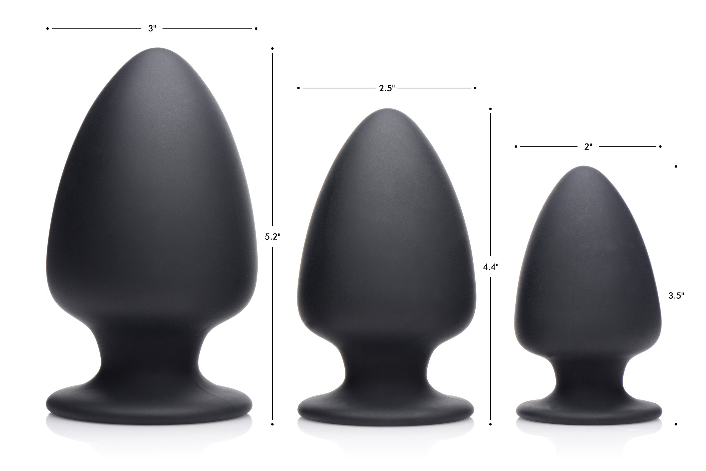 Squeezable Silicone Anal Plug