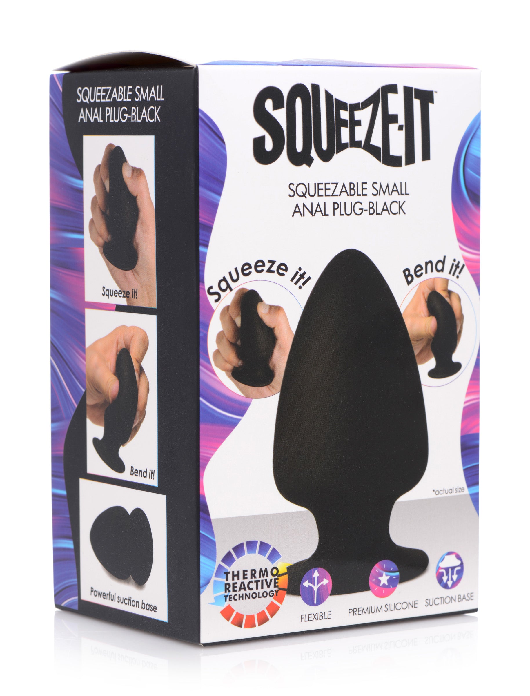 Squeezable Silicone Anal Plug