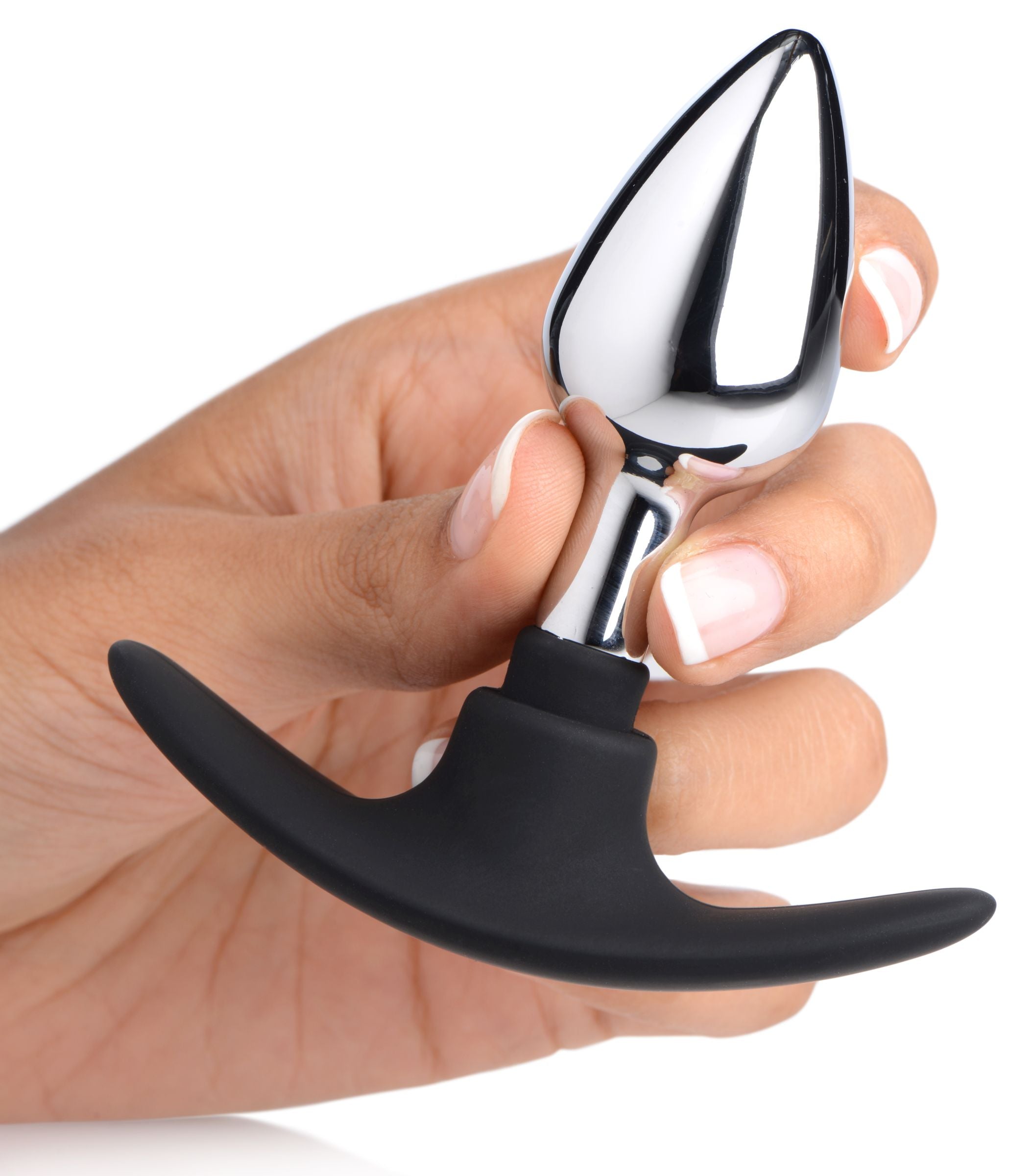 Dark Invader Metal and Silicone Anal Plug