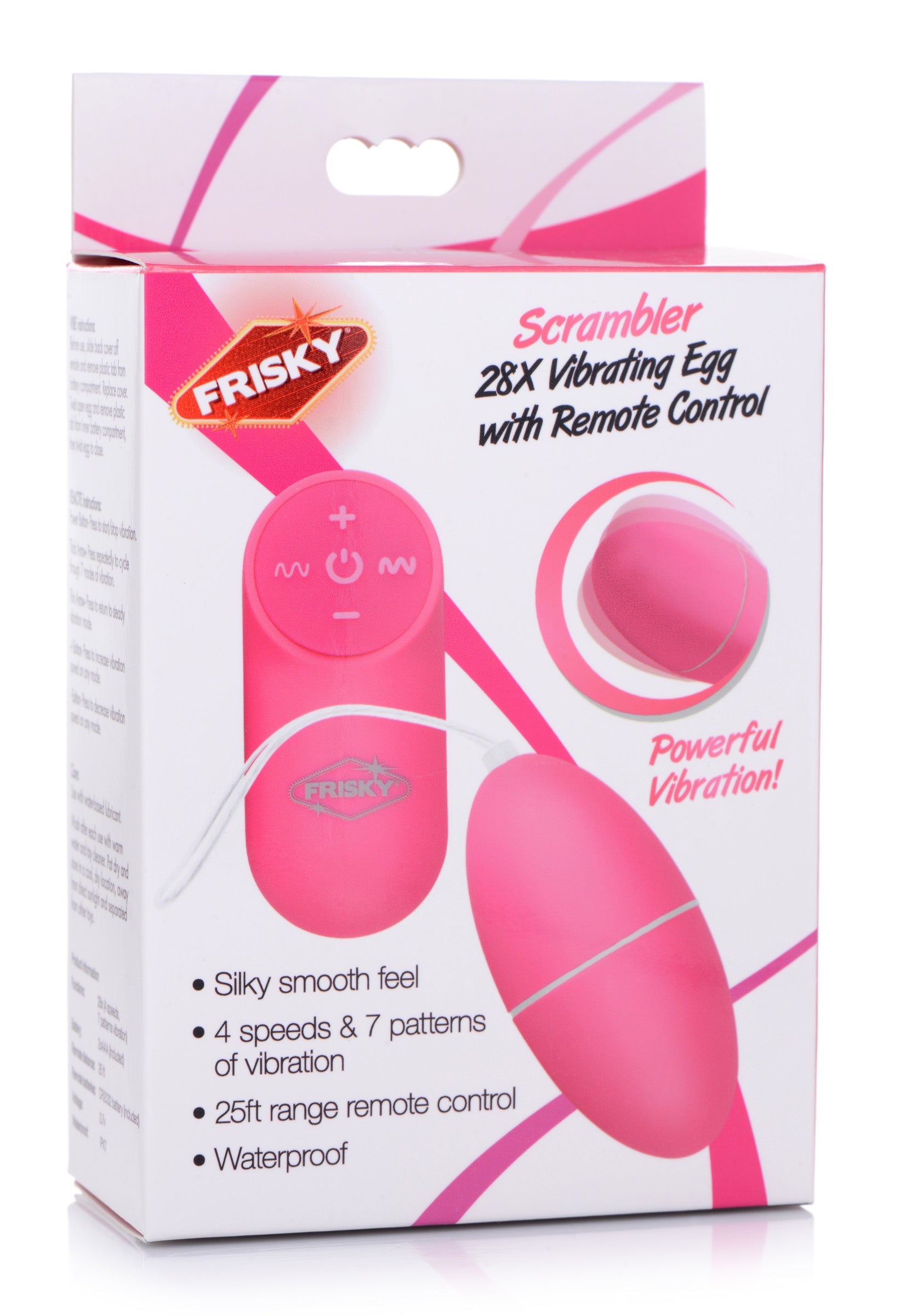 28X Scrambler Vibrating Egg with Remote Control