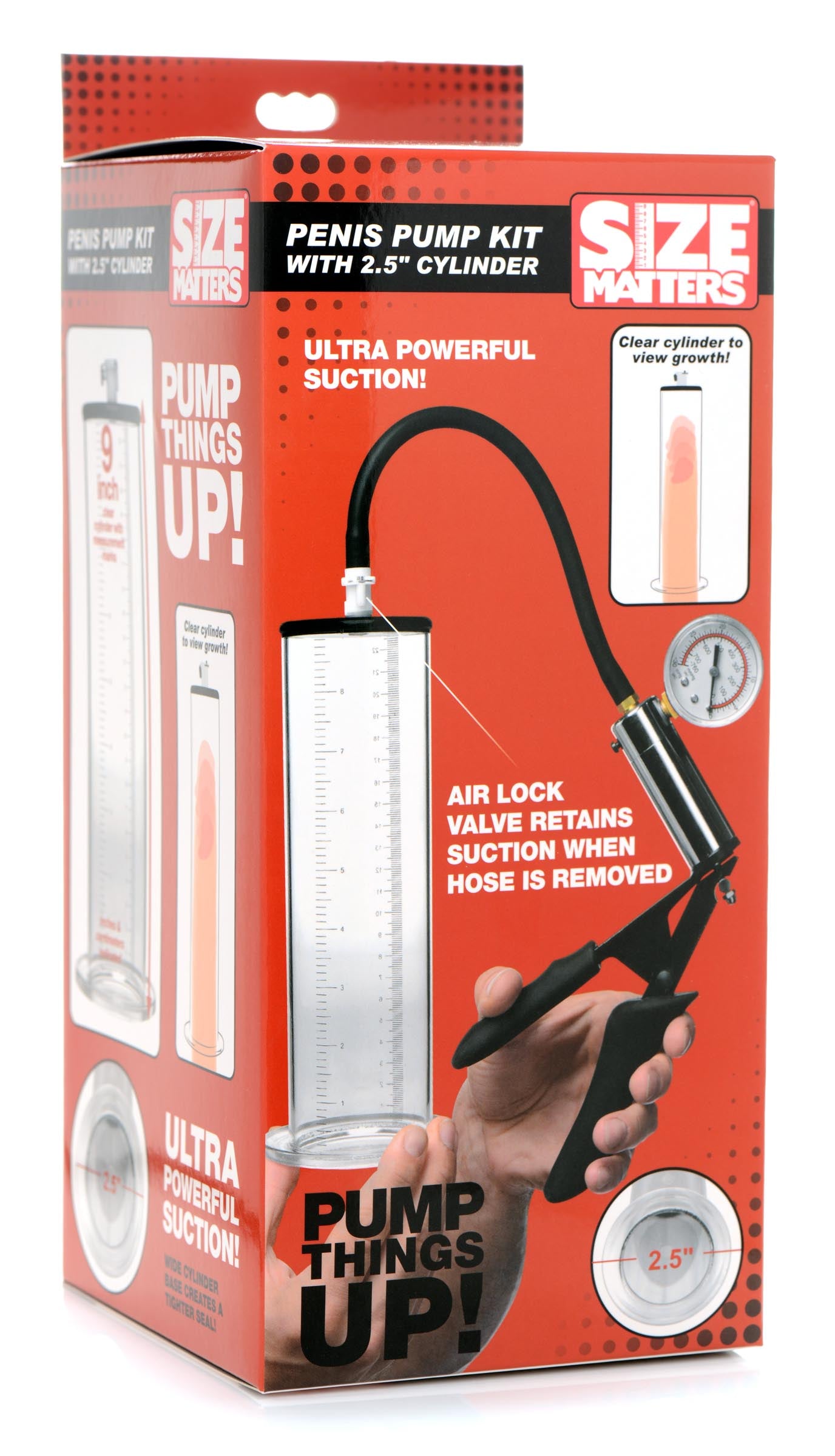 Penis Pump Kit with 2.5 Inch Cylinder