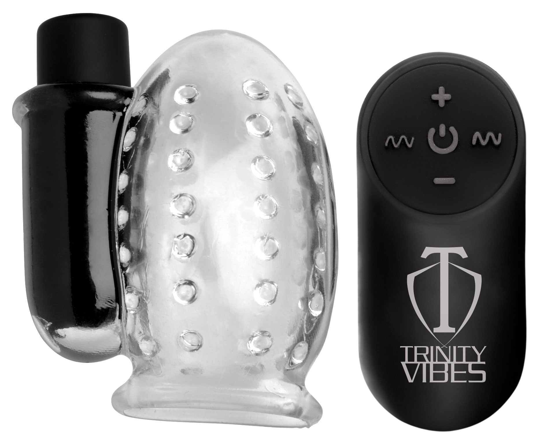 28X Rechargeable Penis Head Teaser with Remote Control