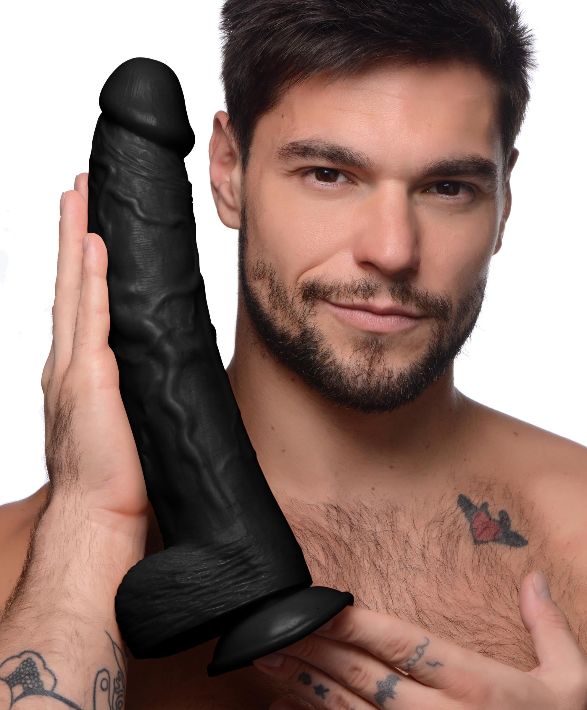 Hung Harry 11.75 Inch Dildo with Balls