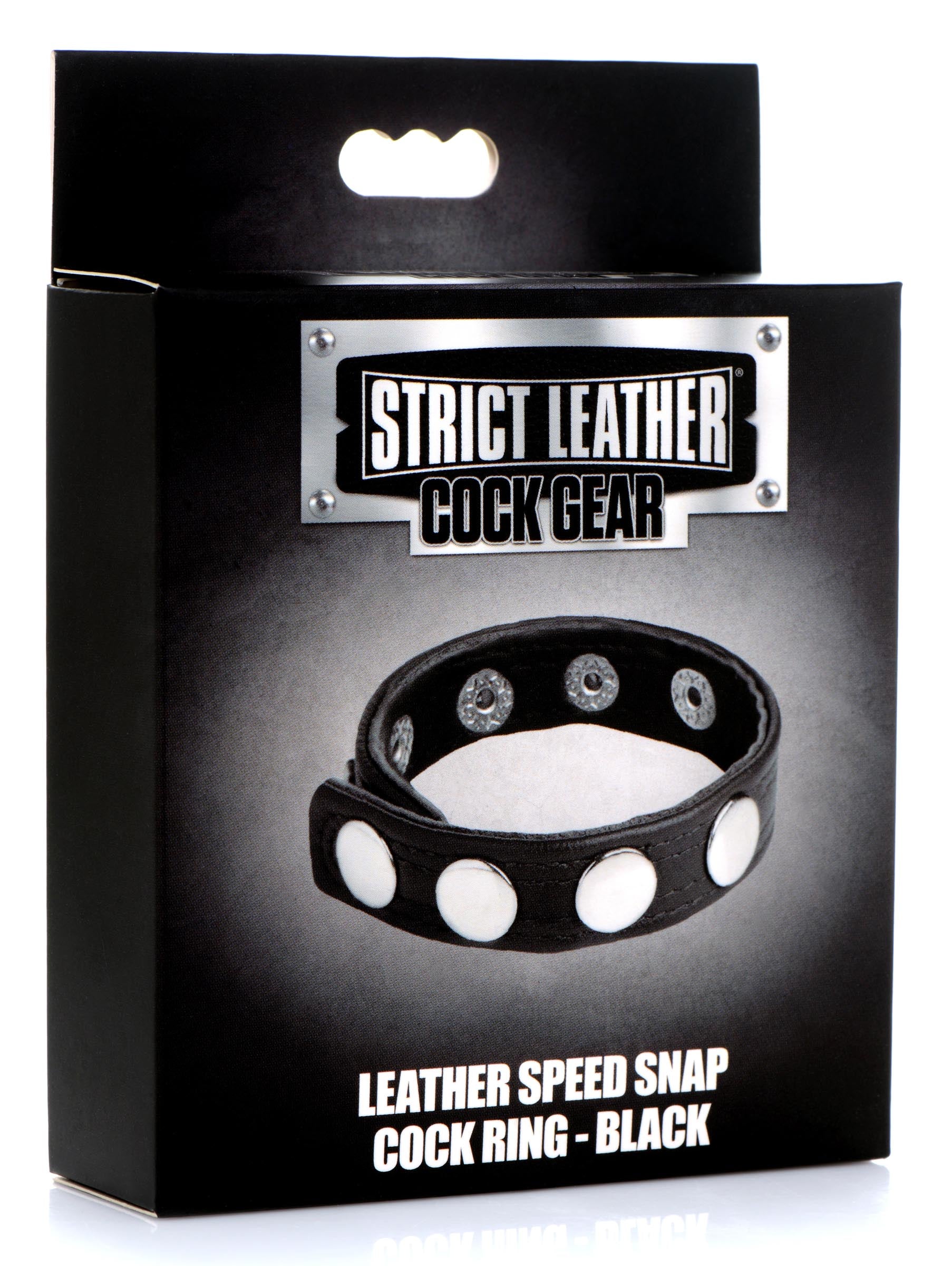 Leather Speed Snap Cock Ring