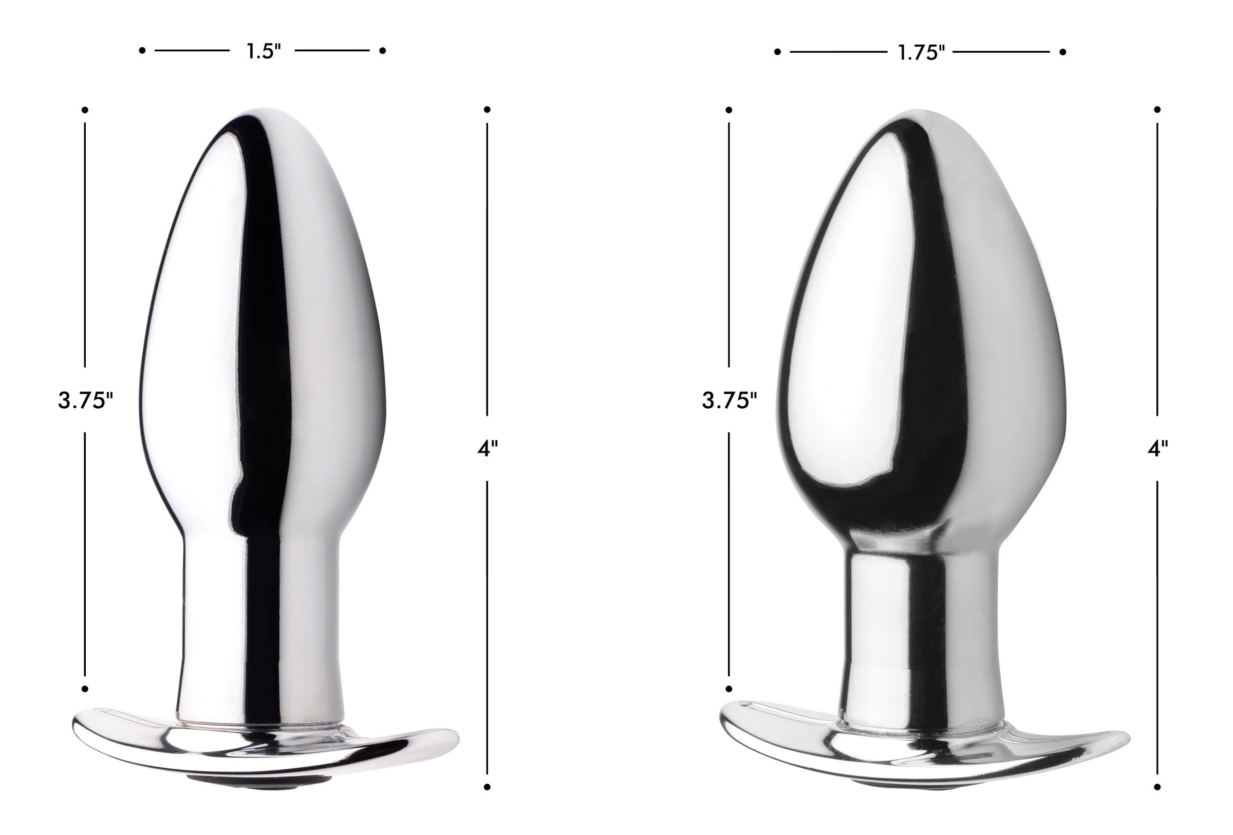 Chrome Blast 7X Rechargeable Butt Plug with Remote Control