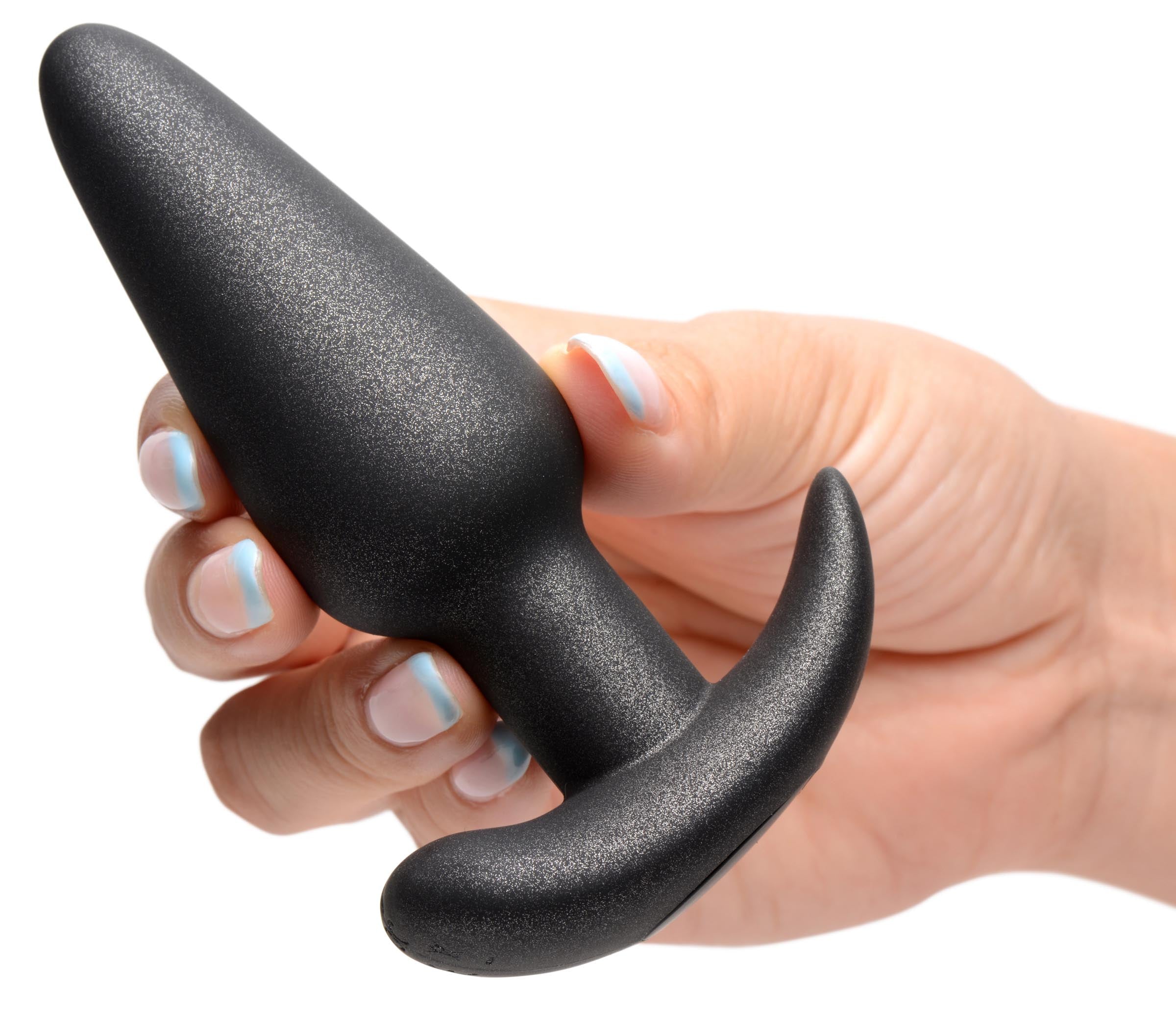 25X Vibrating Silicone Butt Plug with Remote Control