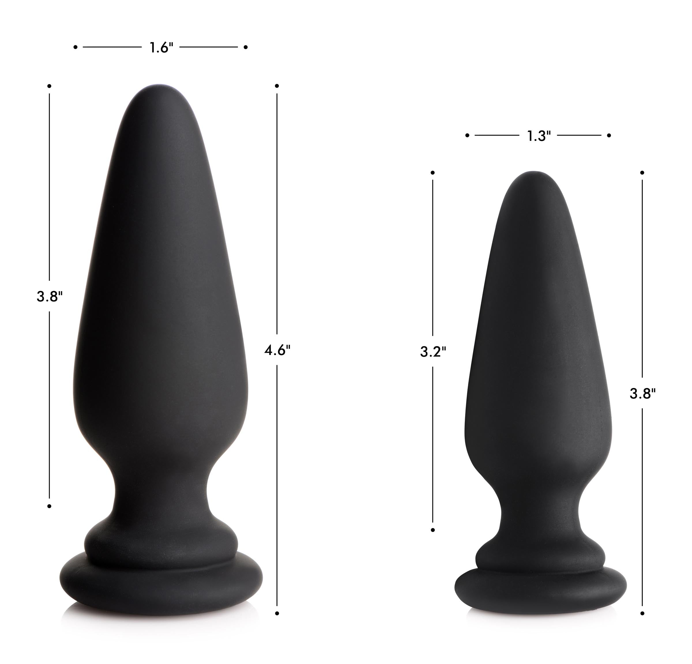Large Anal Plug with Interchangeable Bunny Tail