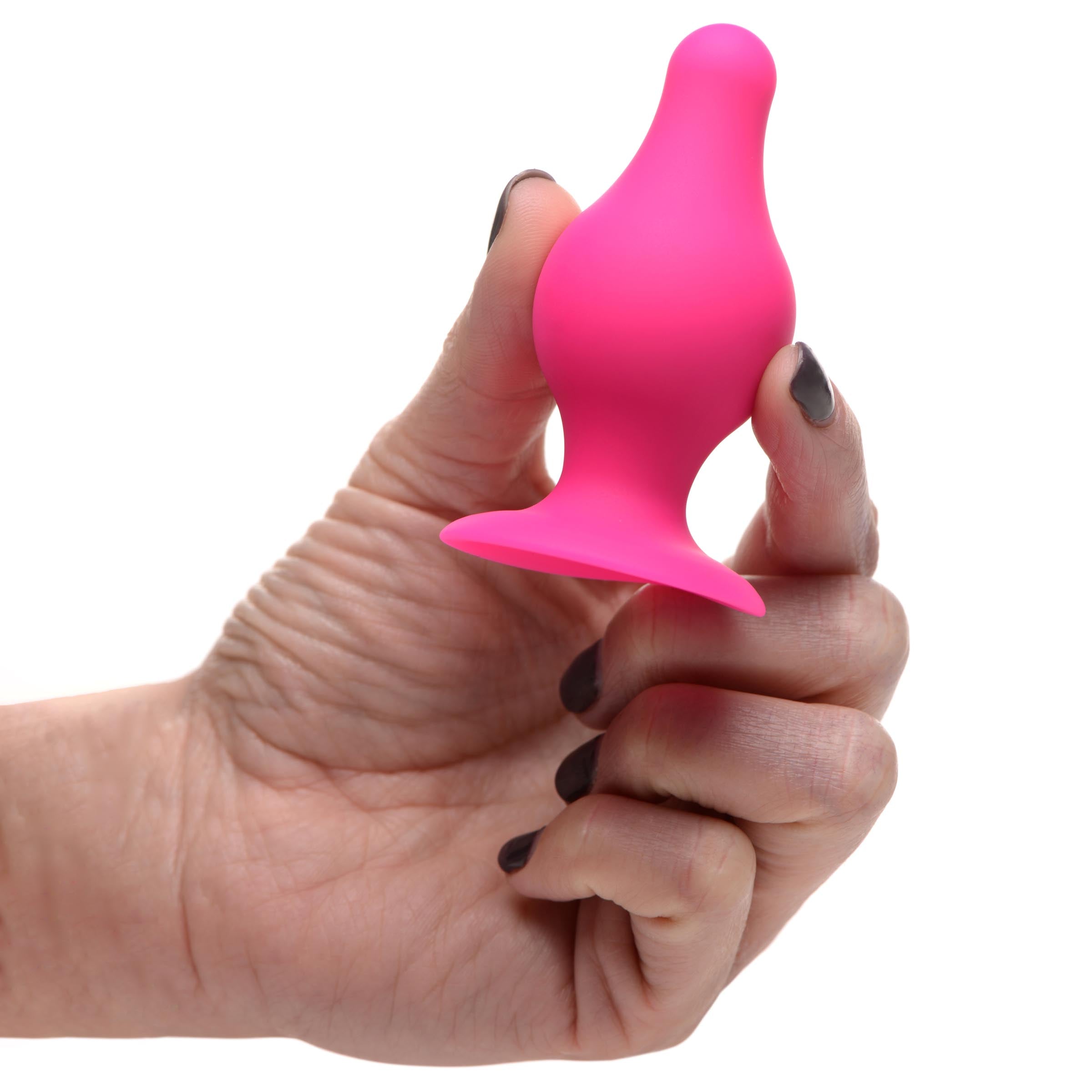 Squeezable Tapered Small Anal Plug