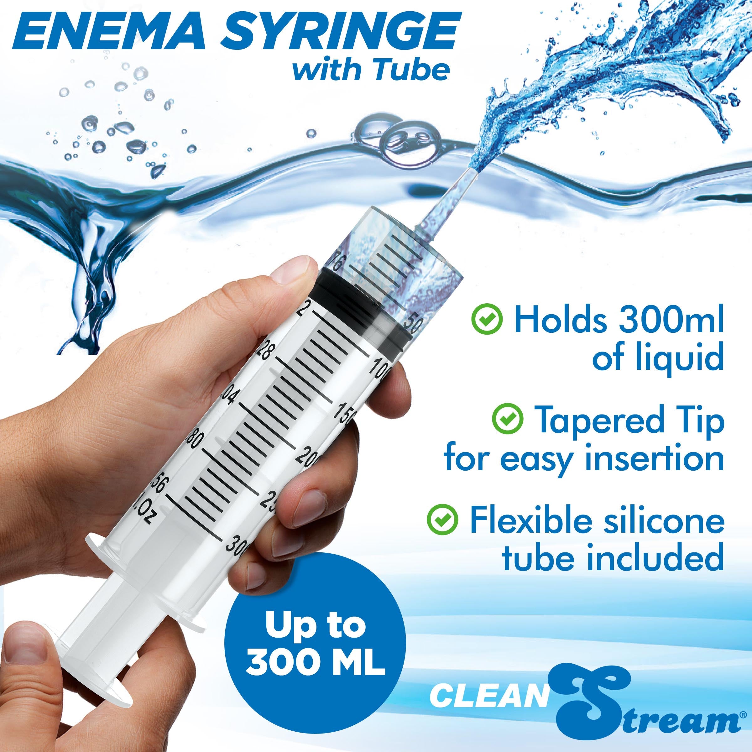 Enema Syringe with Tube - 300ml