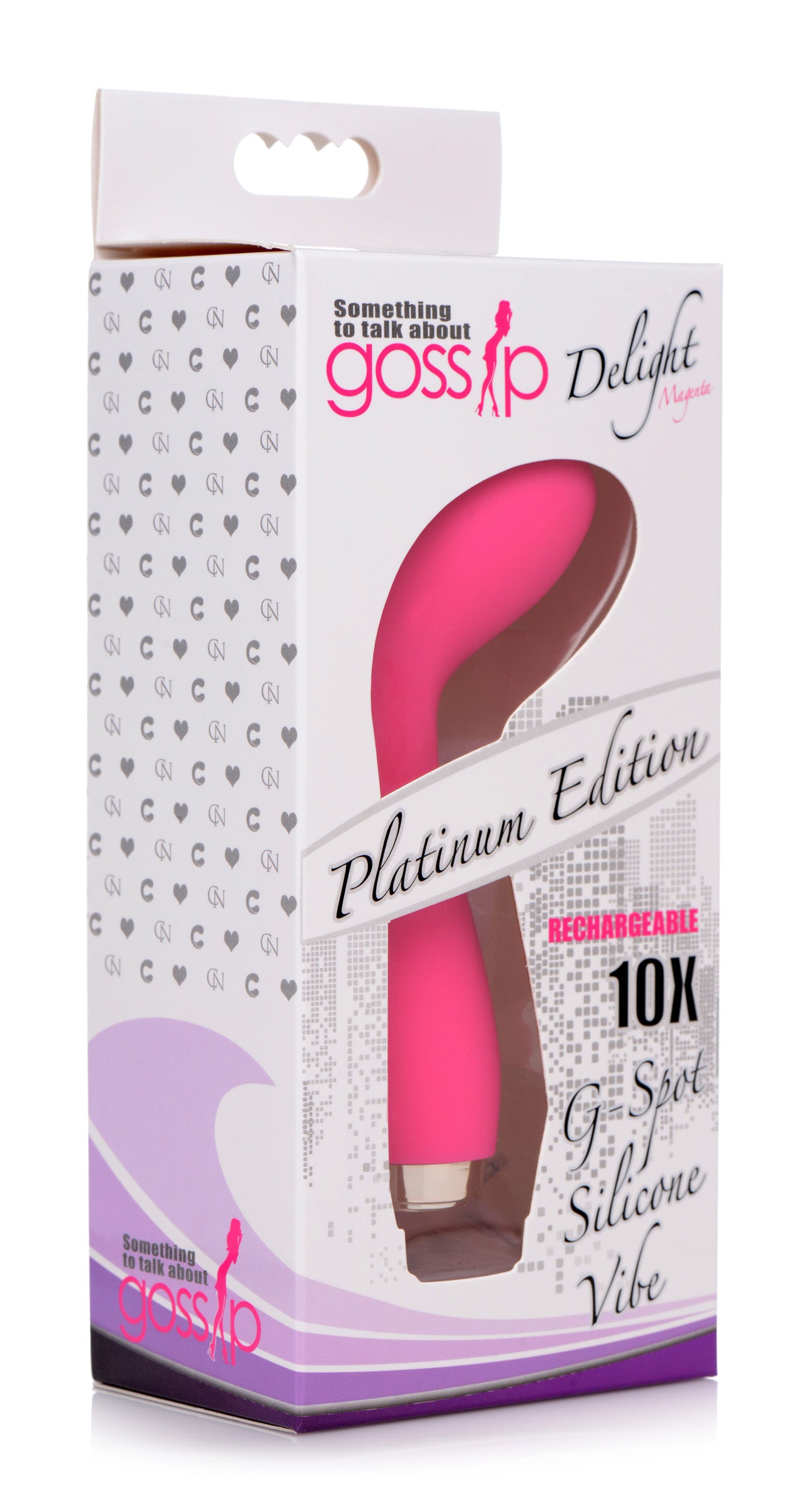 10X Delight G-Spot Silicone Vibrator - Pink