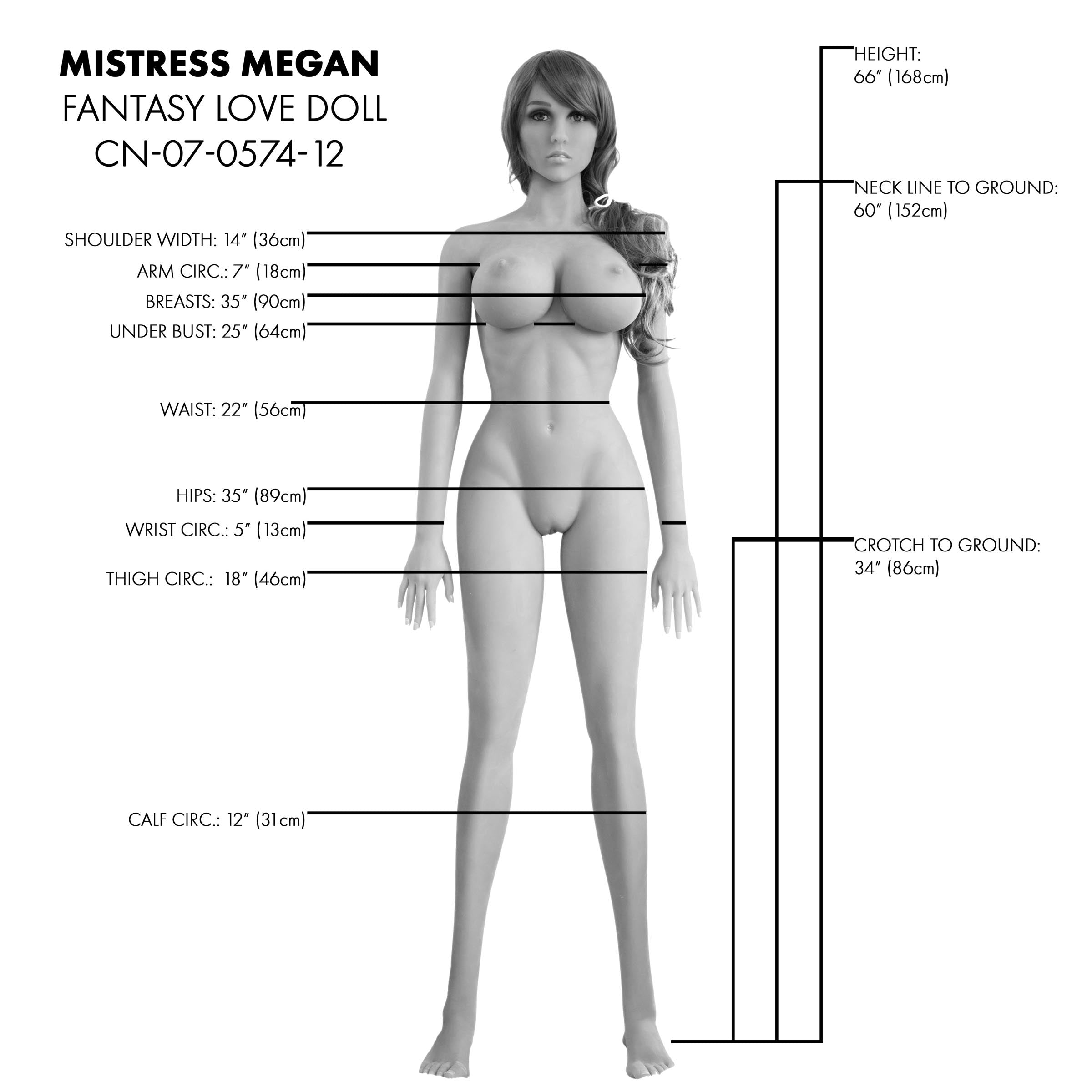 Mistress Megan Life Size Beach Sex Doll