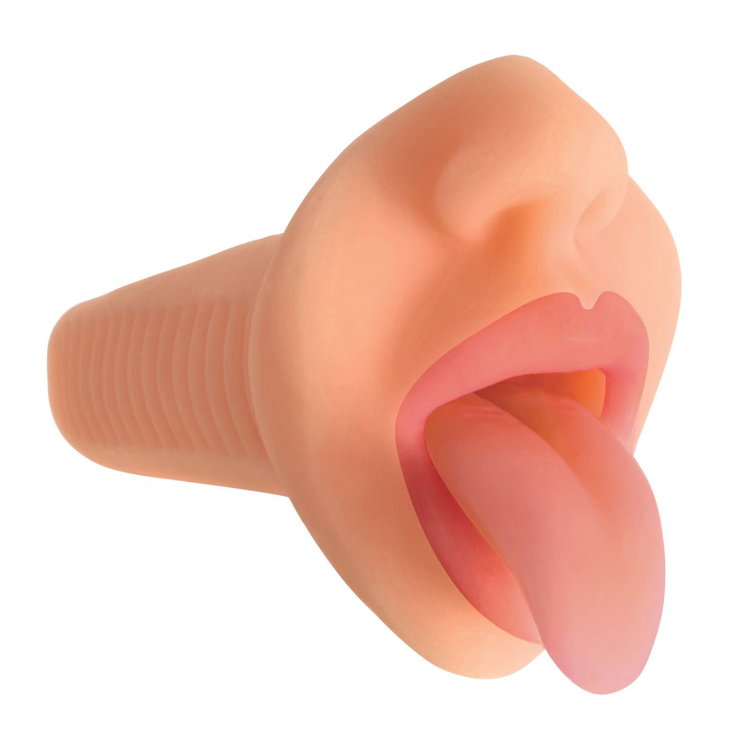 Mistress Courtney Vibrating Mouth Stroker- Flesh