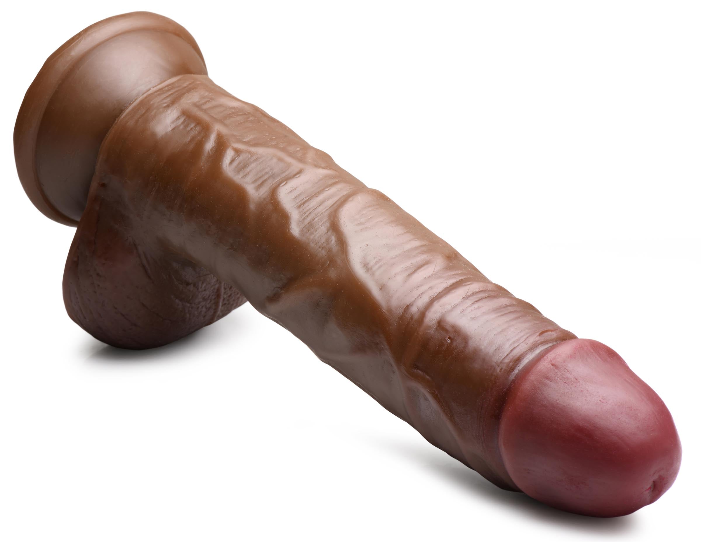 Thrusting and Vibrating 8 Inch Dildo