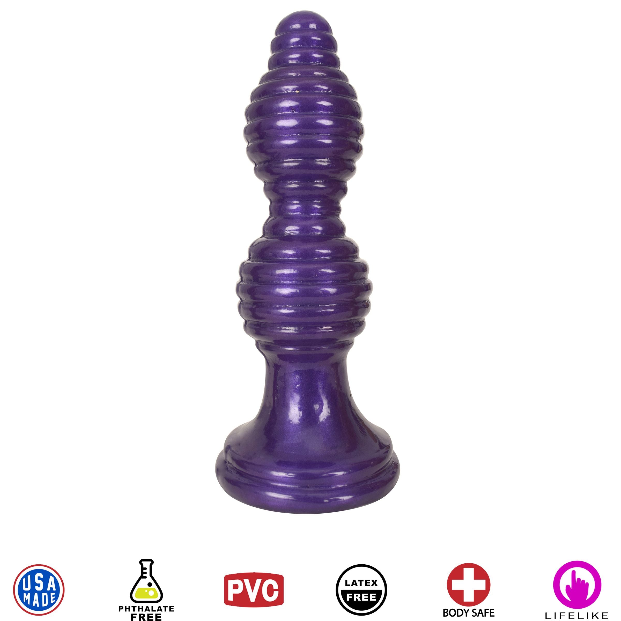 Thrusting and Vibrating 8 Inch Dildo