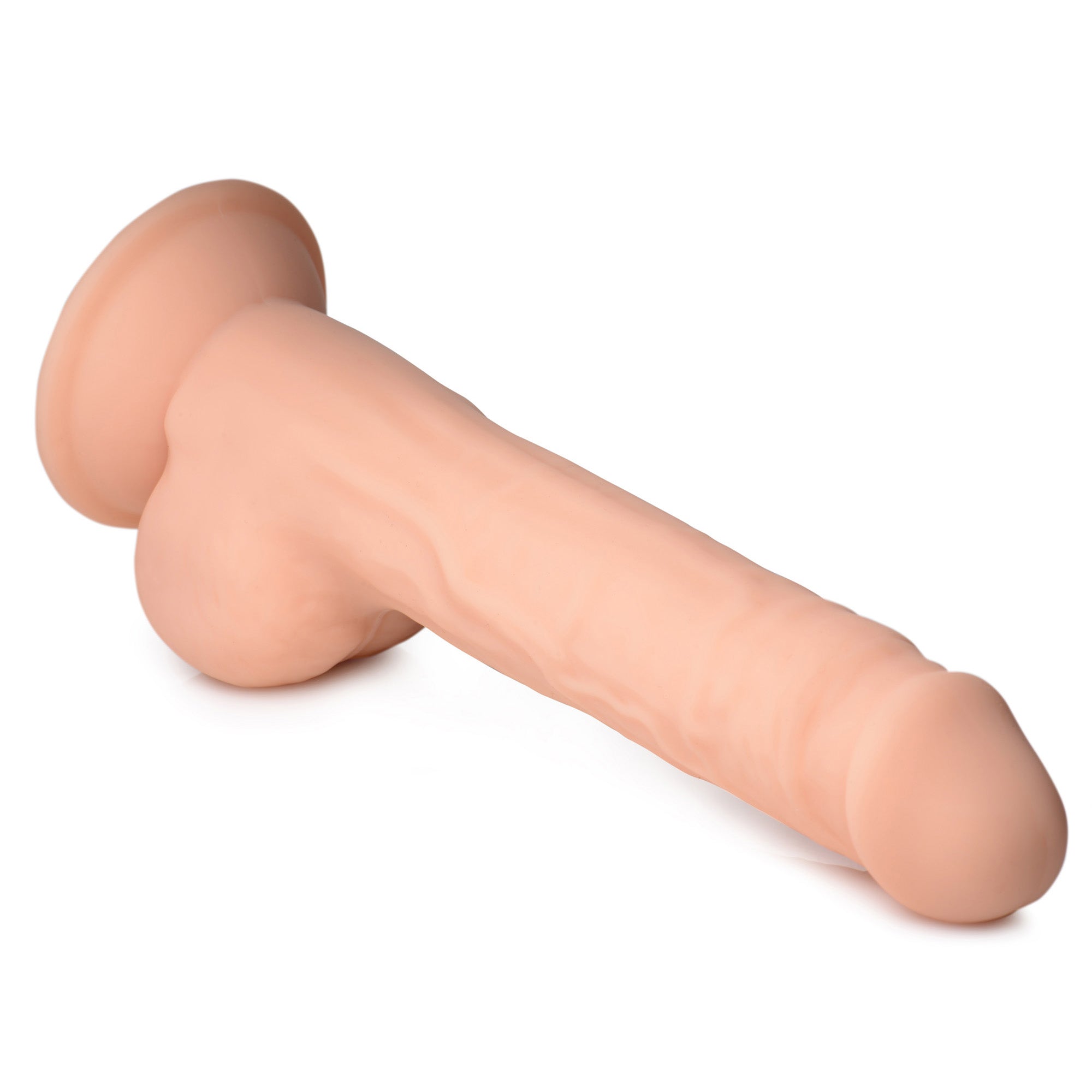 Thrusting and Vibrating 8 Inch Dildo