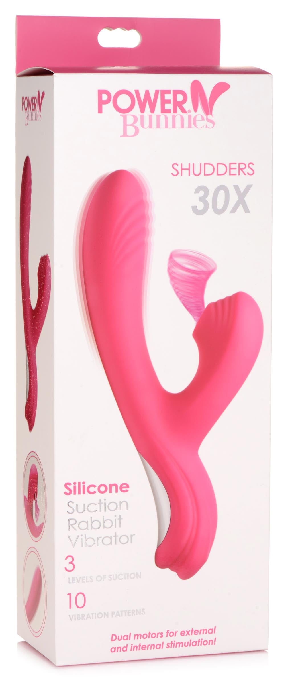 Shudders 30X Silicone Suction Rabbit Vibrator